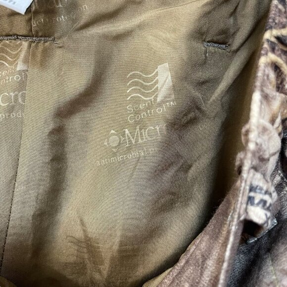 Realtree Scent Factor MAX-1 Waterproof Windproof Youth XL Camo Zip Cargo Pants - Picture 5 of 9